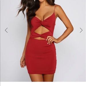 Red homecoming/prom dress